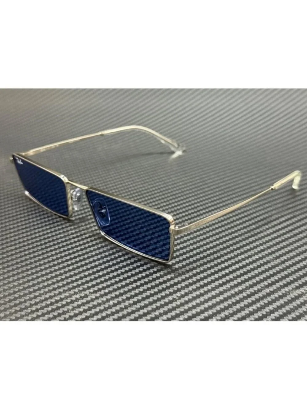 New Ray-Ban Men Silver Sunglasses 59-17-145